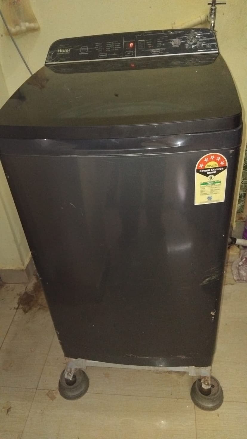 Haier washing machine full